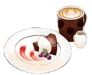 食べ物、飲み物、メニューのイラスト描きます あなたの特別な料理、大切に描きます。 イメージ3