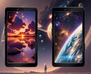 幻想的なスマホ壁紙作成いたします 世界に1つだけの貴方だけのスマホ壁紙作成致します。 イメージ2