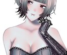 SNSアイコン、1枚目、サムネイルを描きます アンニュイな女の子を描くのが得意です！ イメージ3