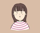 キョトン顔な似顔絵アイコン描きます なんとなく似てるかも？な個性的でゆるいアイコンはいかが？ イメージ2
