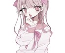 12月中限定価格！ミニキャラつきイラスト描きます アイコン〜動画用イラストまで幅広く！キャラ作成も承ります イメージ2