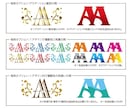 AA～ZZ 2文字の組み合わせデザイン文字あります Tシャツのワンポイントやシャチハタ認印、企業ロゴにも？！ イメージ8