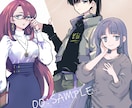 TRPG・配信等で利用できる立ち絵制作いたします ご依頼初めての方が多いです！安心してお任せください。 イメージ3