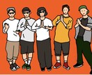 ちょっとクセのあるイラスト描きます ちクセのあるイラスト描きますSNSのアイコンに是非どうぞ イメージ4