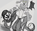 可愛らしい絵柄で描きます TRPGで使用されるキャラクター制作を行います！ イメージ1