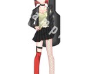 可愛い絵柄のキャラクター全身デザイン承ります Vtuber/TRPG等の立ち絵制作/無料修正無制限！ イメージ6