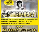 法人・個人_プロが刺さる動画企画を考えます 何から手を付ければ分からない御社をバッチリ企画サポート！ イメージ1