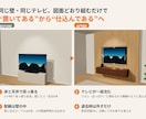 賃貸OK 壁掛け風テレビ壁の図面を作ります 壁に穴をあけない“壁掛け風”｜図面＋材料表を1週間で イメージ3