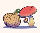 ゆるかわイラスト描きます シンプルでちょっと変わったキャラクターを描きます イメージ4