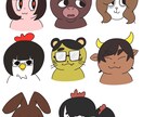 最短2日！可愛いミニキャラ作成します 活動者さんにおすすめ！商用利用・背景透過が無料！ イメージ4