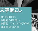 音声データの各種文字おこし、動画要約など承ります 多言語対応可！素おこしから要約まで、可能な限り対応いたします イメージ1