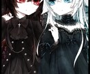 煌びやかでどこか儚いイラスト描きます どこか儚く、アンニュイで可憐な一枚絵作成いたします！ イメージ3