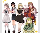 TRPG・VTuberなど立ち絵イラスト描きます 分かりやすいやり取りで初心者でも安心！気軽にご相談OK イメージ8