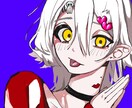 ダークでポップなイラストを作成いたします アイコン・ヘッダー・立ち絵・動画用など❗️ イメージ1