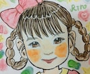 かわいい似顔絵かきます お友達、ご家族への記念日や誕生日プレゼントに！ イメージ1