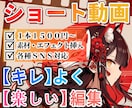 Vtuber様向け、ショート動画編集を承ります 1本1500円で作成いたします！ イメージ1