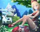二次創作の美少女の一枚絵を描きます 駆け出しのため4000円で一枚絵を描きます イメージ5