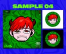 ツノが生えたSNSアイコン用似顔絵を描きます プロのイラストレーターが独特なツノの生えた似顔絵を描きます イメージ7