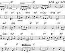 移調 (キーチェンジ) して綺麗な楽譜を作ります ボーカル/メロディ/ピアノ/パート譜/吹奏楽/管弦/コード イメージ3