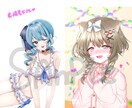 SNSアイコン、ヘッダーなどお描きします 可愛いイラスト好きな方向けです☆ イメージ1