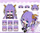 デフォルメ2等身イラスト ❀ 制作いたします ✿ SD２等身はこちらで受付しております ✿ イメージ10