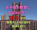 お子様の教育の悩み何でも相談に乗ります 「子供」と「勉強」、永遠の悩みですが、お気軽に話して下さい イメージ1