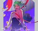キャラのイラストアイコンを制作します 無料修正２回！イメージ通りの強いアイコンに イメージ2