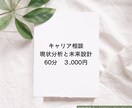 本気でキャリアに悩んでいる方!一緒に現状見直します 現状分析とありたい姿を見つけ出し明るい未来へ! イメージ1