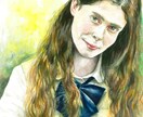 人物の肖像画や似顔絵を描きます 手描き水彩画で雰囲気のあるリアルな絵を。ギフトに最適です。 イメージ5