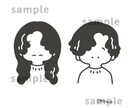 ゆるくてシンプルな線画のイラストを描きます SNSアイコンをかわいいイラストにしてみませんか？ イメージ3