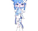 頭身高めデフォルメ描きます サブカルな絵柄で他とは違う雰囲気をお届けします。 イメージ2