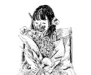 他にはない、繊細な線画で似顔絵を描きます 〝心〟や〝情景〟が伝わる絵をお探しの方へ イメージ1