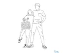 写真をもとにシンプルなイラスト描きます 用途にあわせて作成します！アイコンやプレゼントにも☺︎ イメージ3
