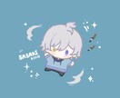 手書き風のゆるいミニキャラ描きます デフォルメ強め！SNSアイコンやグッズ、配信活動にもおすすめ イメージ2