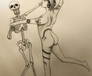 タトゥーデザイン描きます タトゥーデザインのためのフラッシュを描きます。 イメージ3