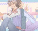 イラスト一枚絵の制作を承ります キャラクターが映える綺麗な仕上がりのイラストをお届け イメージ1