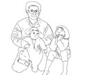 写真から白黒絵を作成します 数学の山田の様な雰囲気の絵が欲しい方におすすめです イメージ7