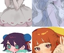 アイコンサイズのイラスト作成します 色鮮やかでオシャレな絵お届けします イメージ3