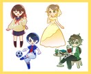 シンプル・かわいいデフォルメイラスト描きます SNSやブログや動画用に。お写真などから描きあげます。 イメージ2
