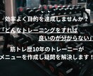 ジム初心者特化｜実践し易い筋トレメニュー作成します スポーツで全国2位経験者が健康的な体・綺麗な体作りをサポート イメージ4