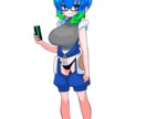 イラスト制作（等身高め）やります キャラクター立ち絵やグッズ制作、MVなどに！ イメージ3