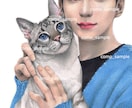 ハイクオリティな似顔絵画を、色鉛筆で手描きします 精密描写＊ウェルカムボード＊記念プレゼント＊インテリアアート イメージ8