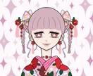 キラキラしたかわいいアイコン・イラストお描きします 商用OK！パッと目を引く個性的でかわいいイラストSNS等に！ イメージ4