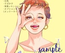 ガーリーテイスト★アイコンイラストお描きします 大人かわいい女子イラストを製作！ イメージ4