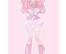 最短当日で地雷系やサブカル女子のイラスト描きます 初めての方も大歓迎！アイコンからキャラデザまで丁寧に対応 イメージ3