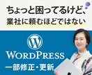 WordPressの軽微な修正・更新します ちょっと困ってるけど、業社に頼む程ではないことご相談ください イメージ1
