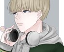 ご希望のポーズや容姿でアイコン画像を作成します 落ち着いた色合いが好みの方にオススメしたいです。 イメージ3