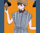オリジナルイラスト制作承ります イラスト+コラージュでより個性のある作品に！ イメージ1