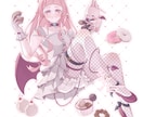 商用利用◎ 動画 SNS 個人用 イラスト描きます きゅんとかわいい 透明感のあるイラストをお届けします イメージ5
