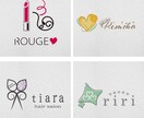ひと目で分かる！目に留まる！ロゴ作成します 女性目線で親しみやすい可愛らしいロゴデザインを考えます。 イメージ4